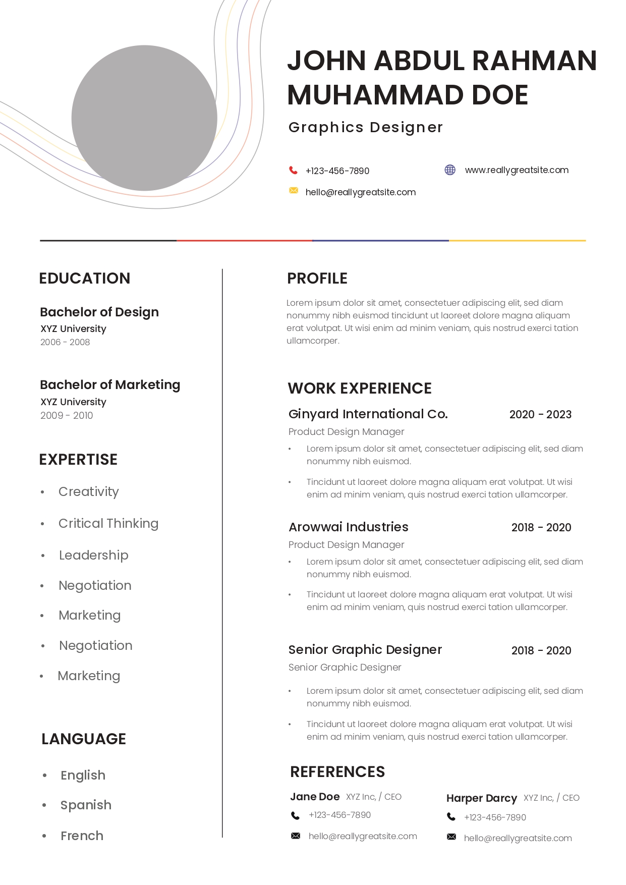 Resume by JobSarawak